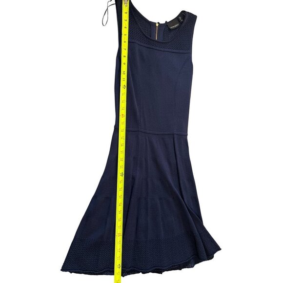 Cynthia Rowley  Crochet Detail Drop Waist Dress M Vacation Beach Resort Cruise - Picture 2 of 12